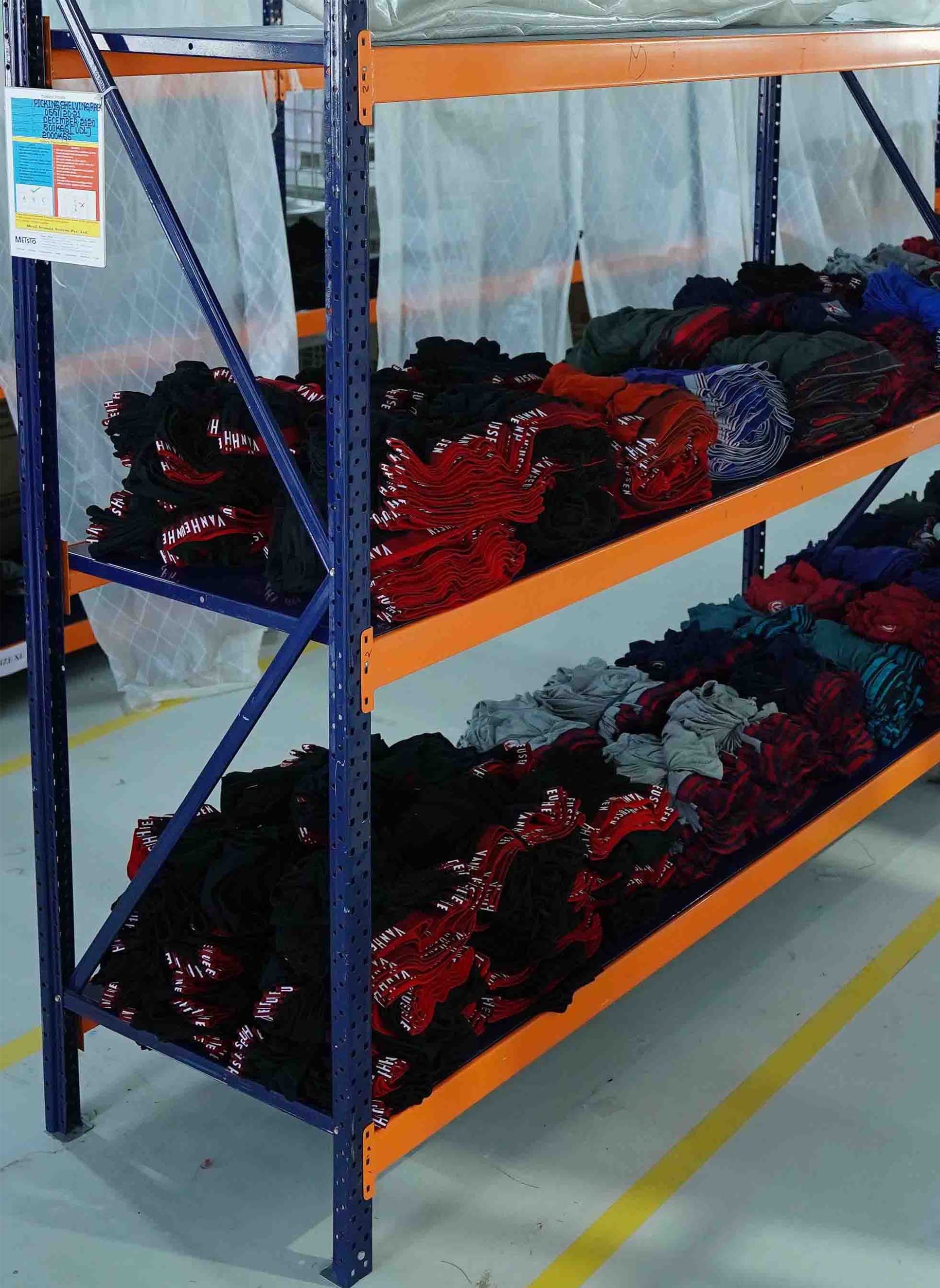 Garment storage.